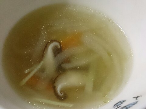 夕顔の中華スープ